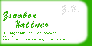 zsombor wallner business card